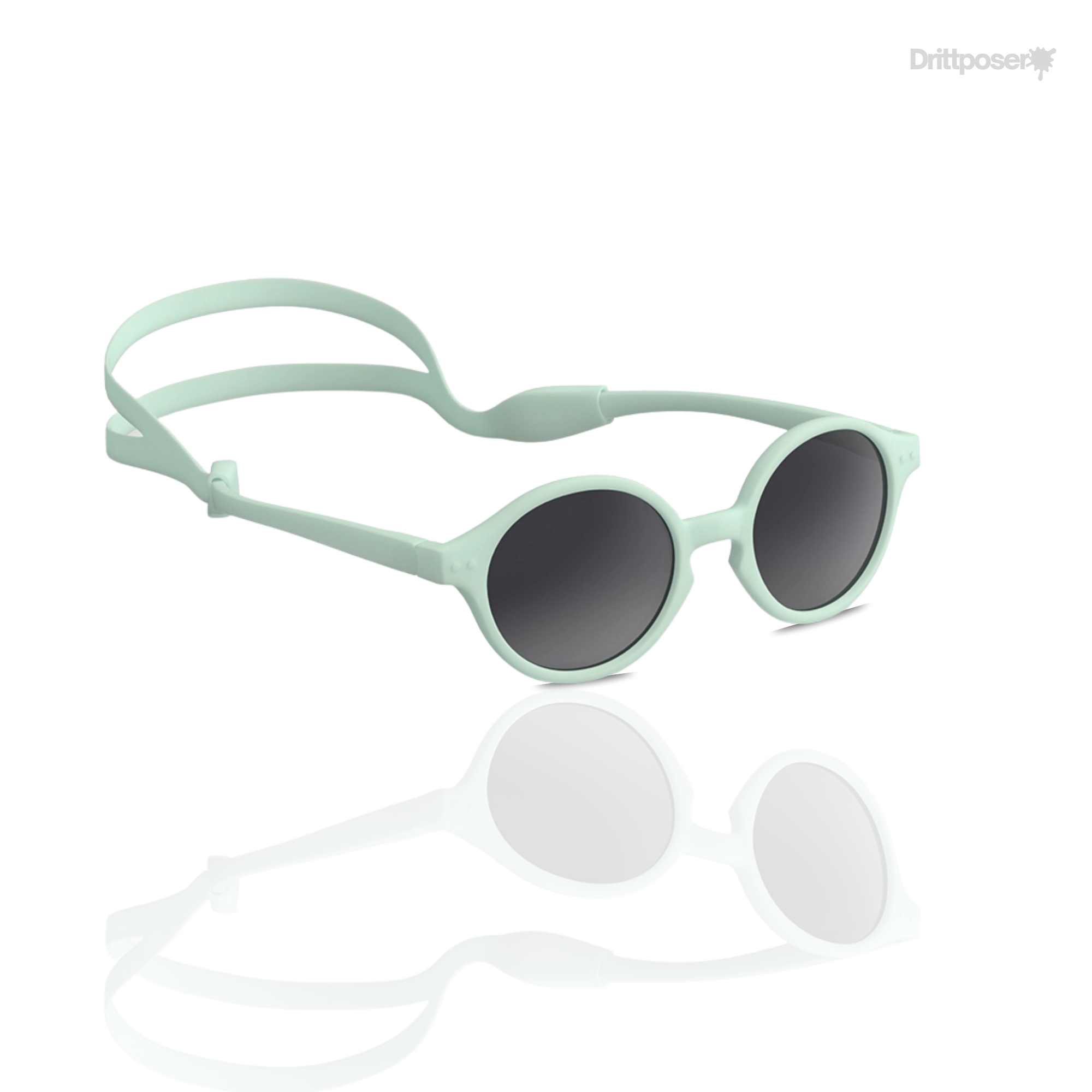 Norselife solbriller i silikone med justerbar rem – Grøn