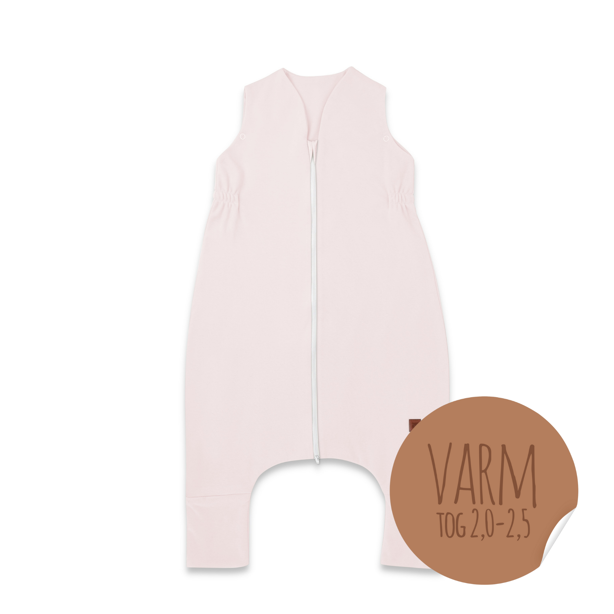 MimiNu Sovepose med ben – Powder Pink