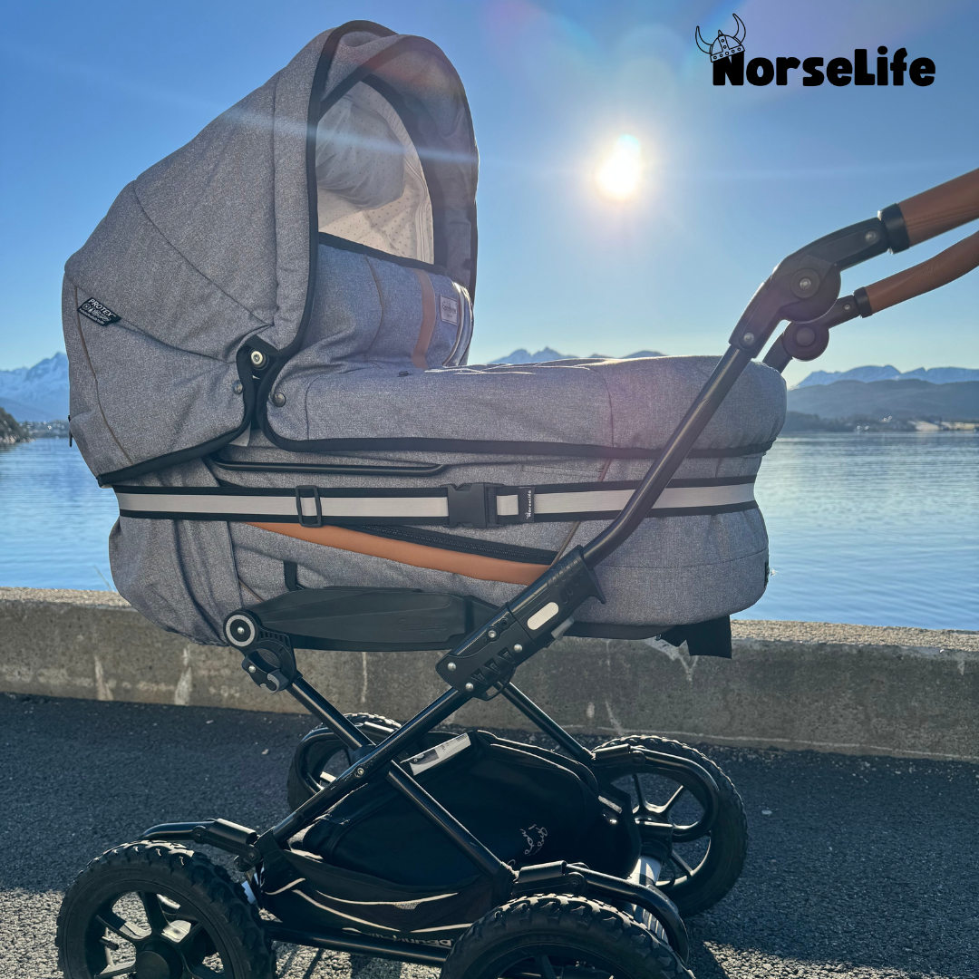 Norselife Refleksrem til barnevogn