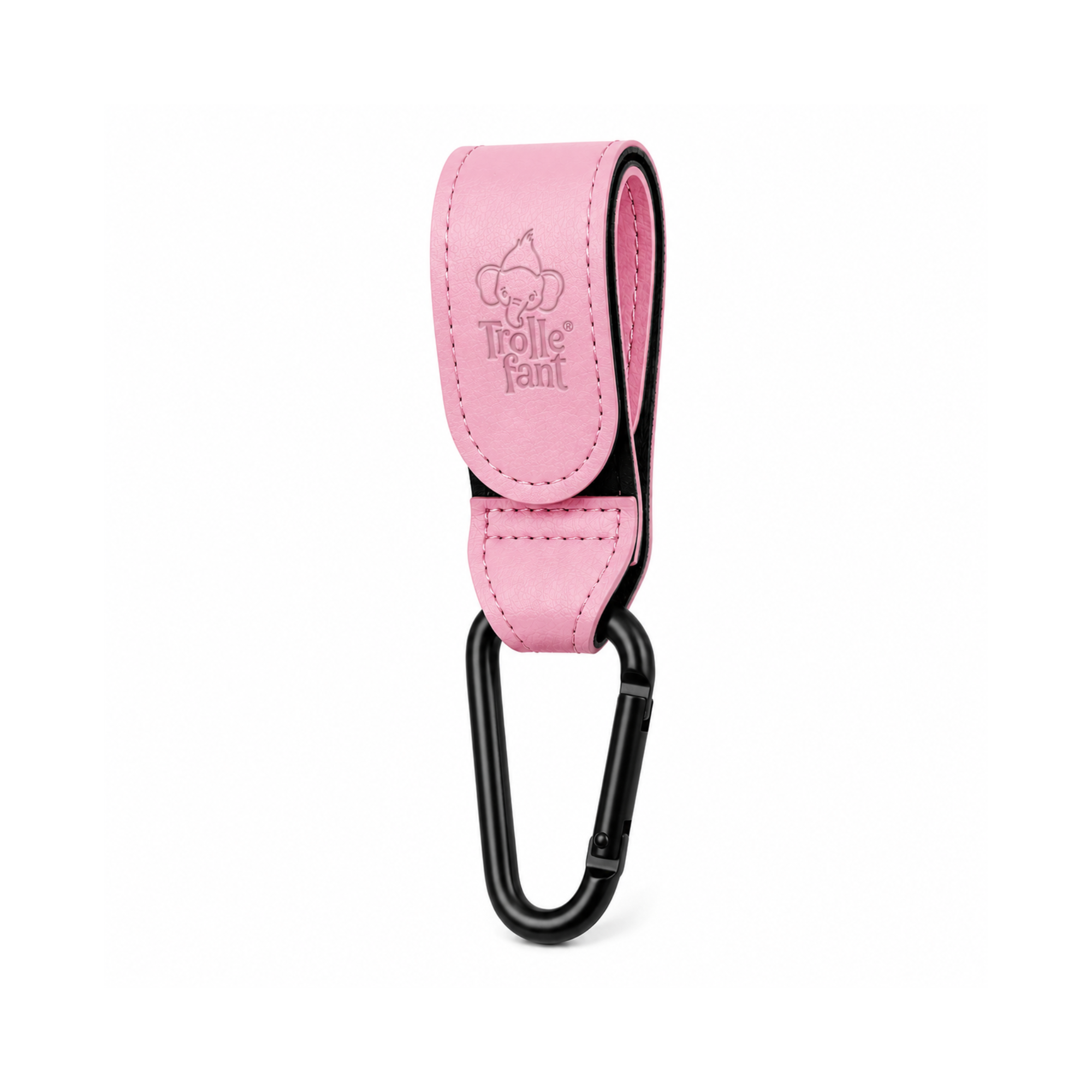 Trollefant Premium-barnevognskroge, 2-pack, rosa