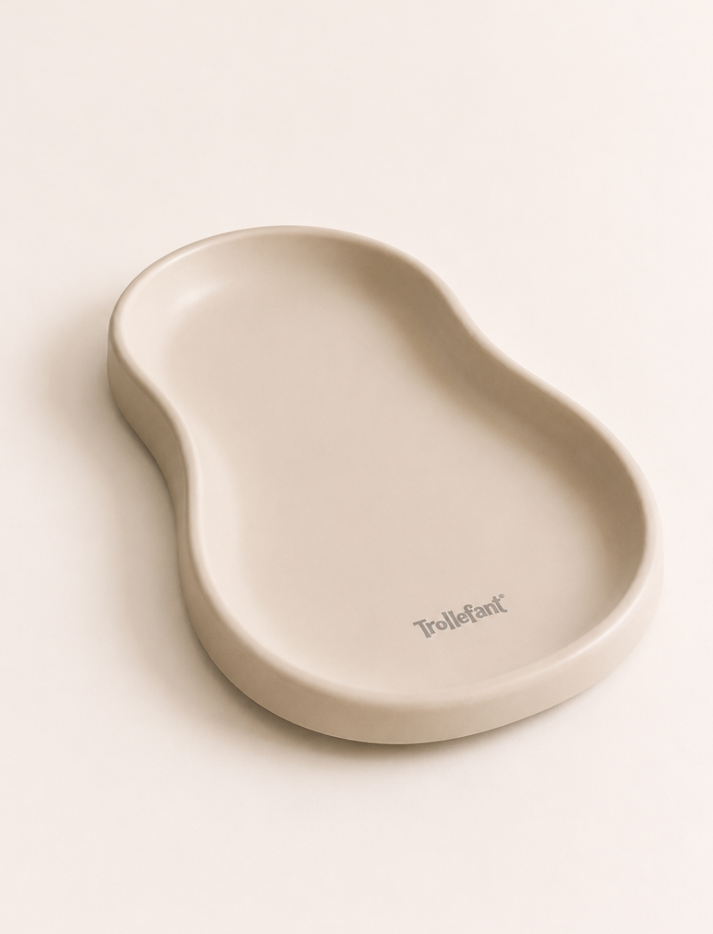 Trollefant puslepude, beige