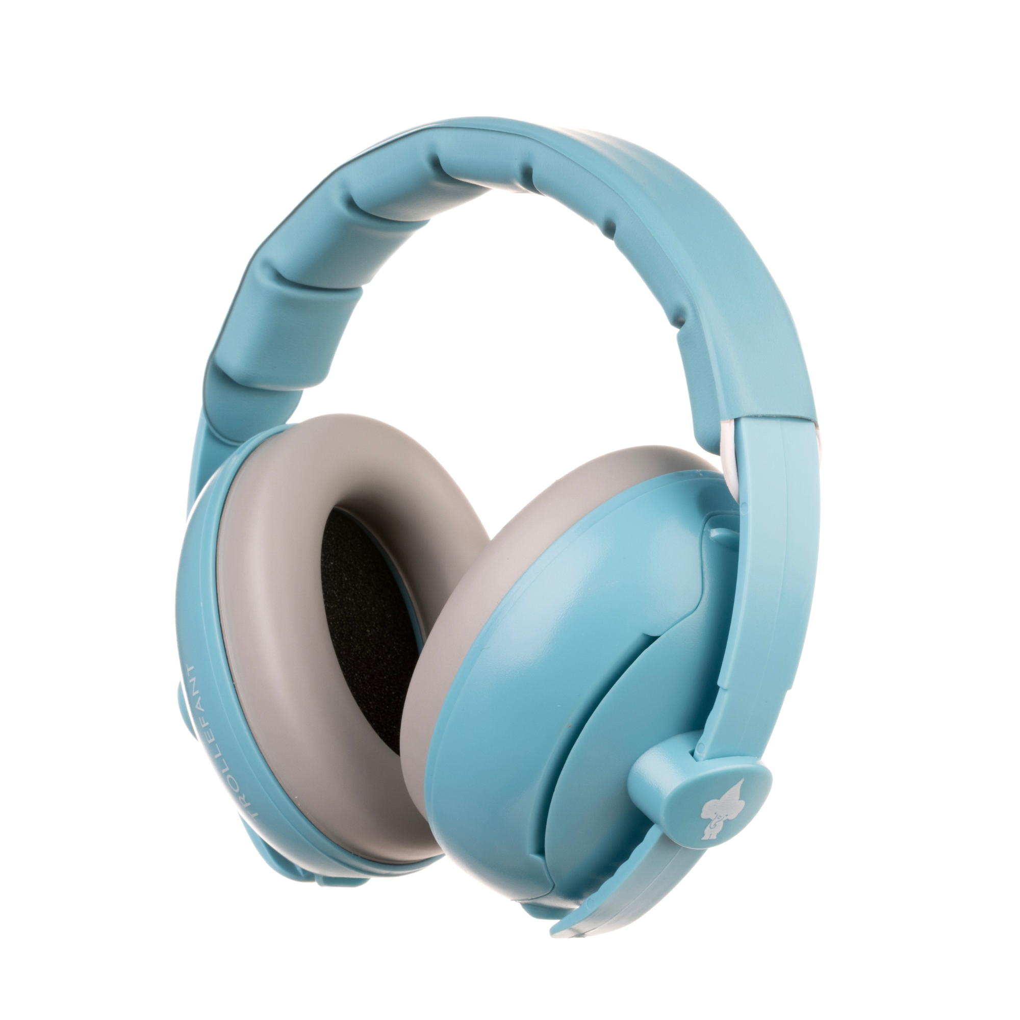 Trollefant høreværn til baby 2 i 1, blå