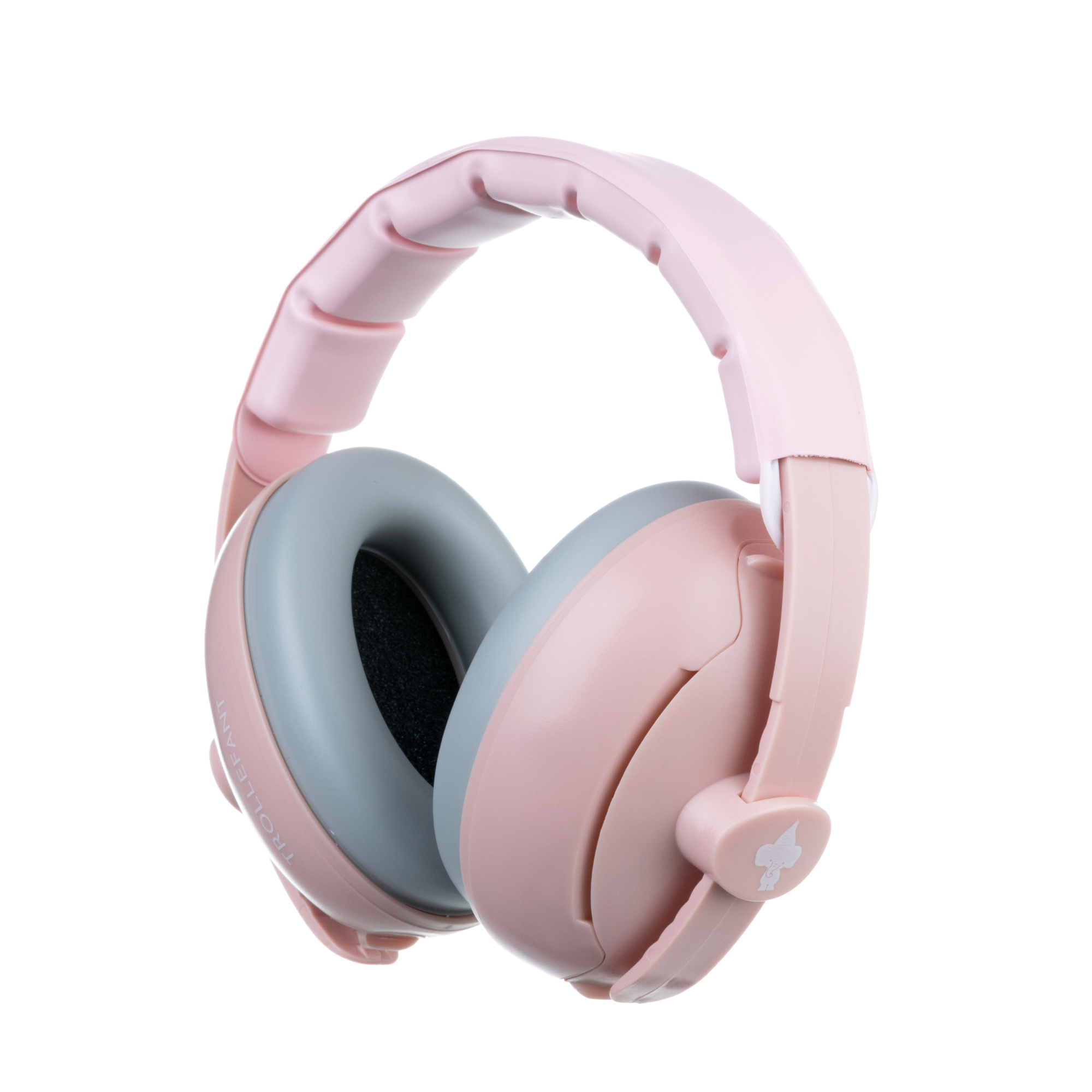 Trollefant høreværn til baby 2 i 1, rosa