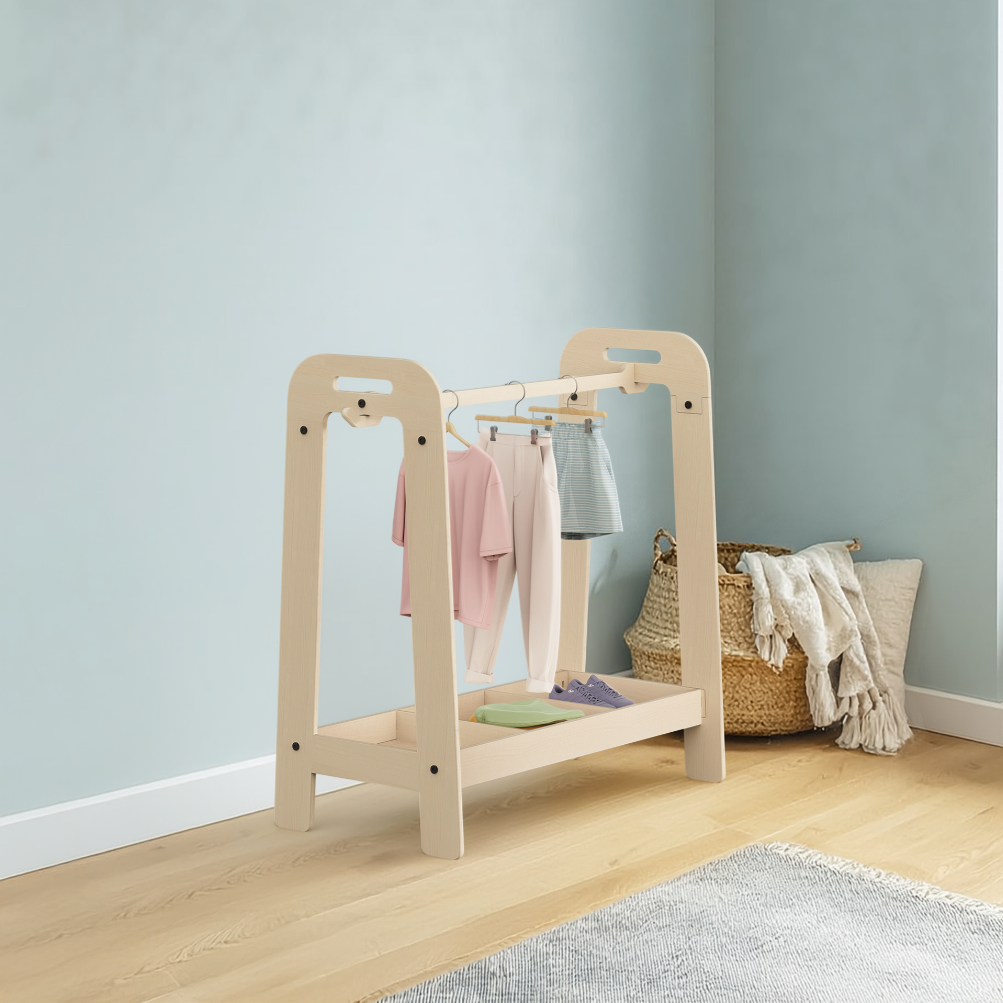 PlayRack – Montessori-inspireret opbevaring til børn