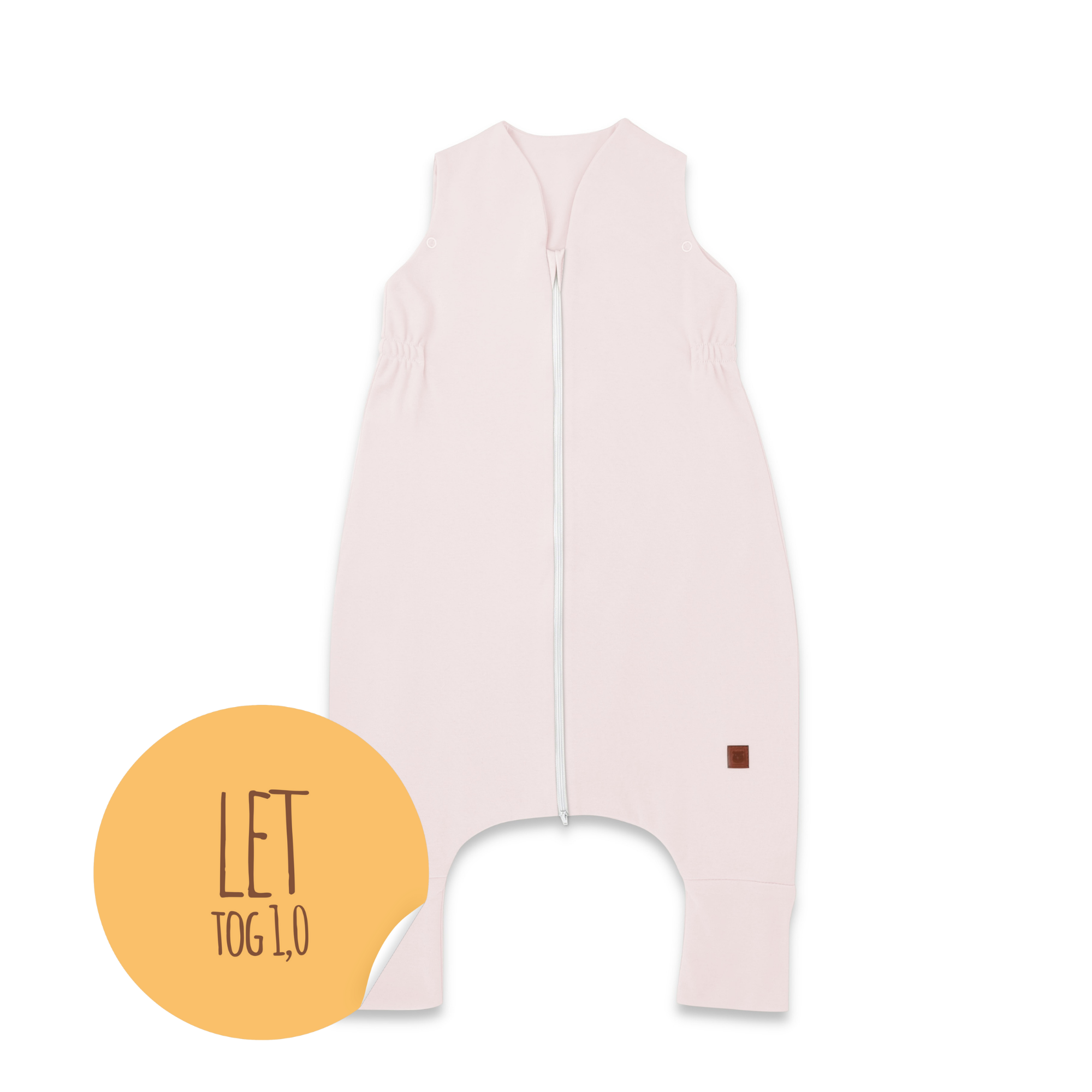 MimiNu Mellemvarm Sovepose med ben – Powder Pink