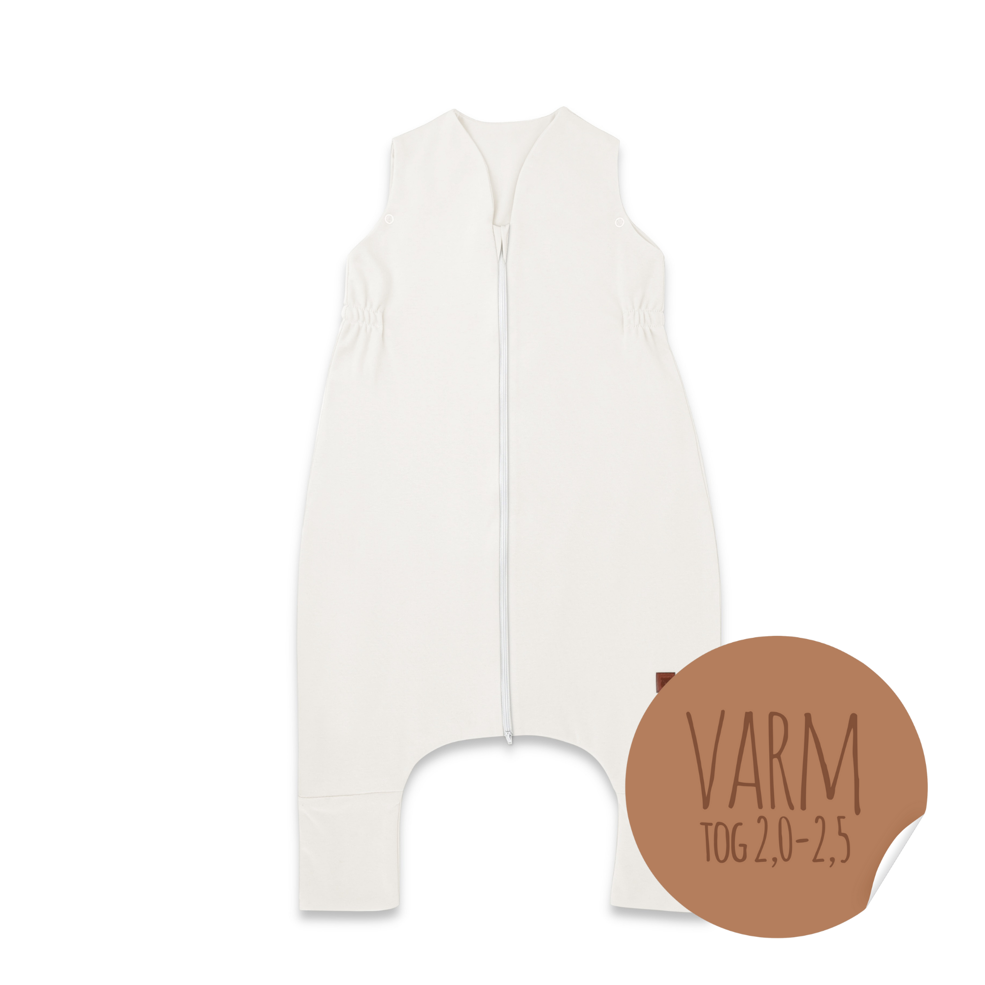 MimiNu Sovepose med ben – Ecru