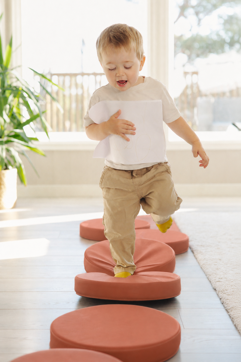 Trollefant Balancepuder – 6-pak, Rustrød