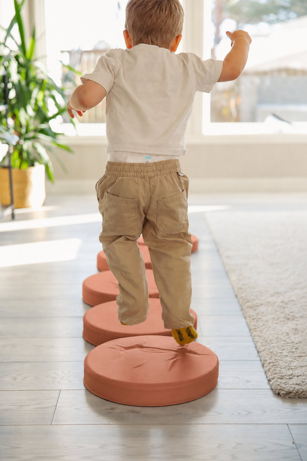 Trollefant Balancepuder – 6-pak, Rustrød