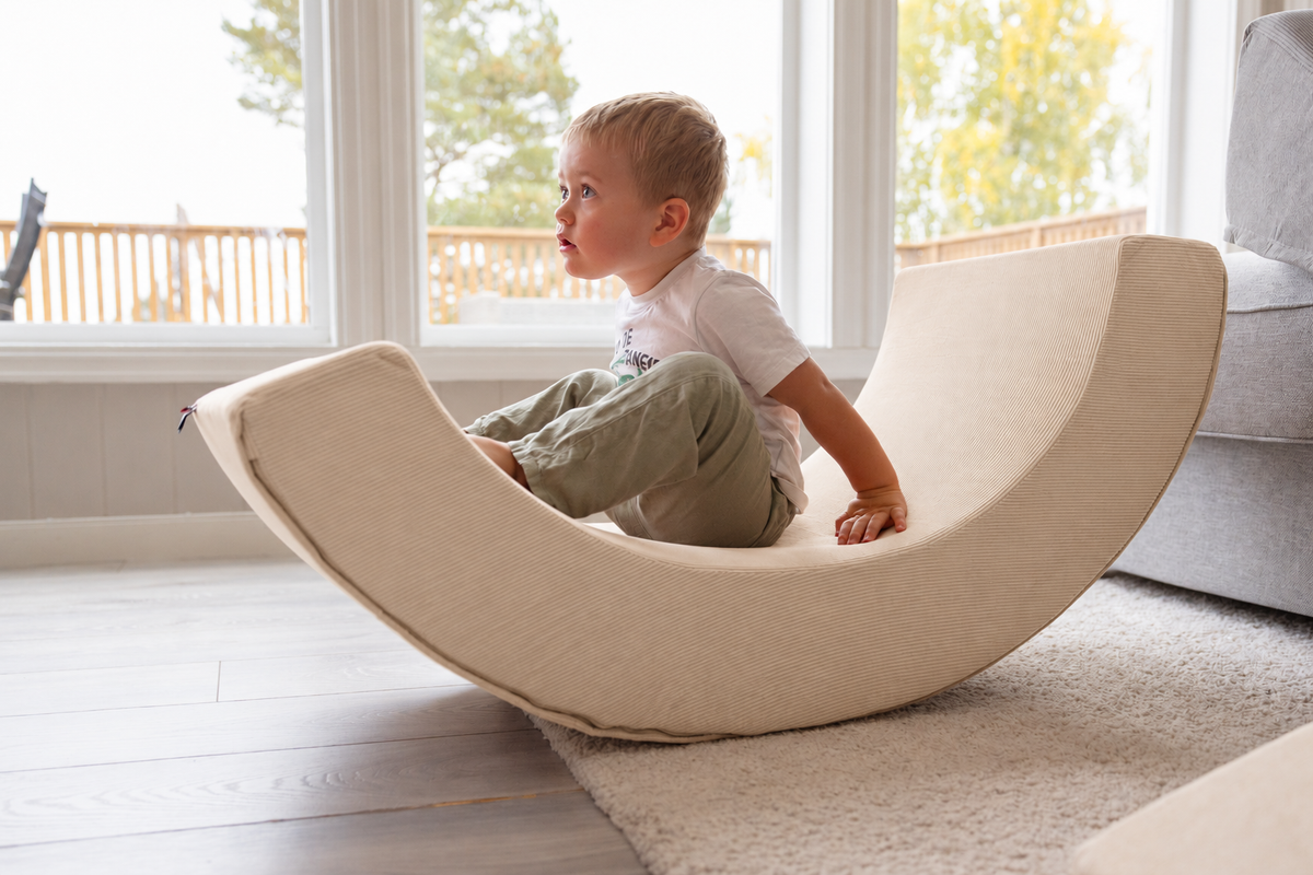 Trollefant Skumregnbue 3 Dele, Cord, Beige