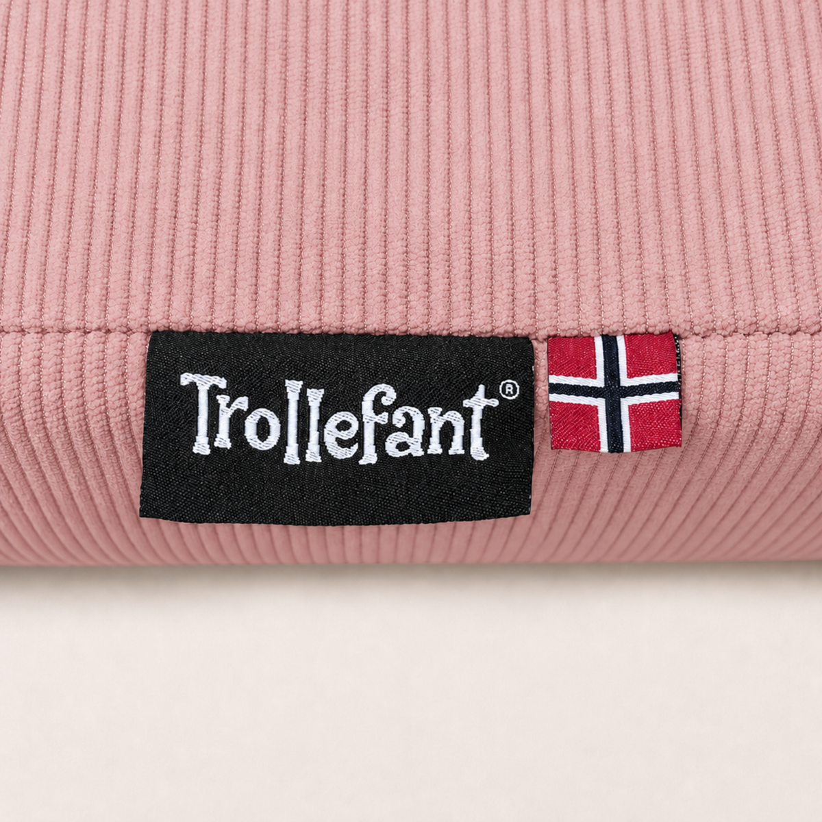 Trollefant Skumregnbue 3 Dele, Cord, Rosa