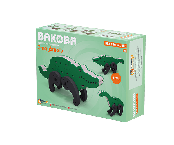 BAKOBA Dra-Cro-Saurus – byggesæt i blødt skum