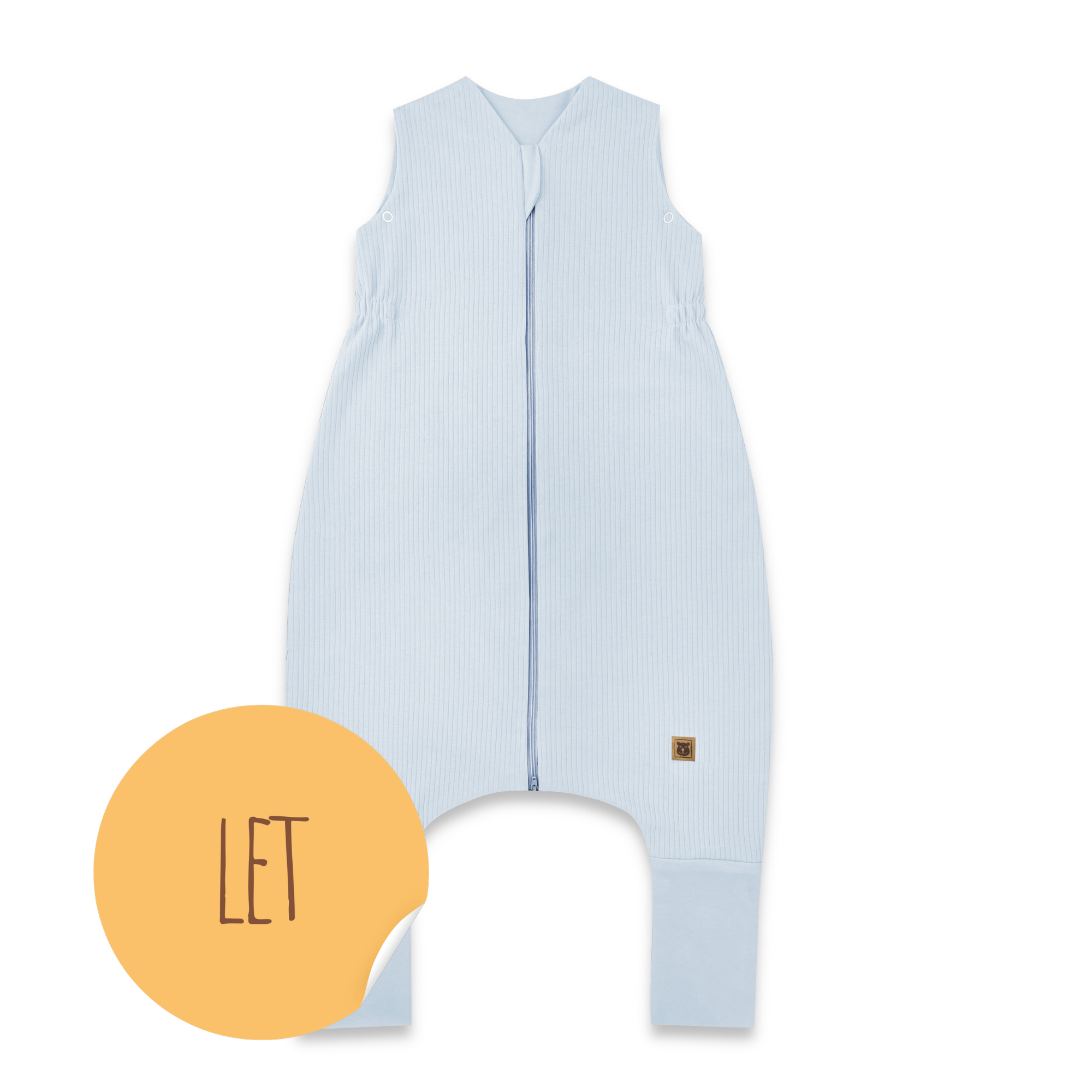 MimiNu Mellemvarm Sovepose med ben – Enhanced Baby Blue