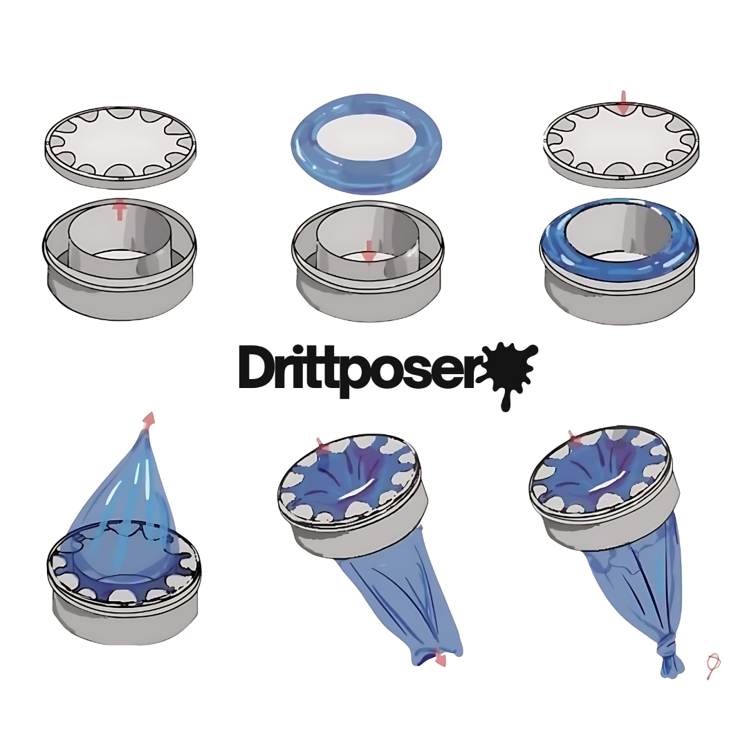 Refillposer Universal U/Kassette 10 pk.