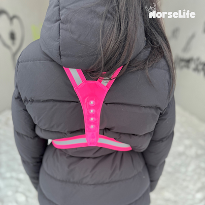 Norselife Refleksvest med LED-lys – Vælg farve