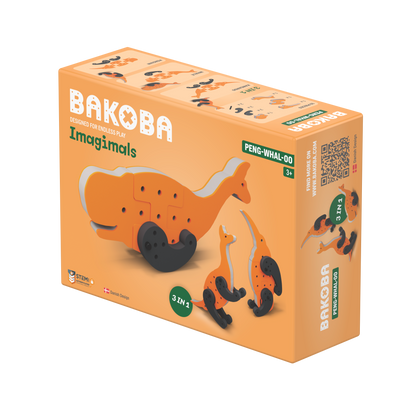 BAKOBA Peng-Whal-Oo – byggesæt i blødt skum