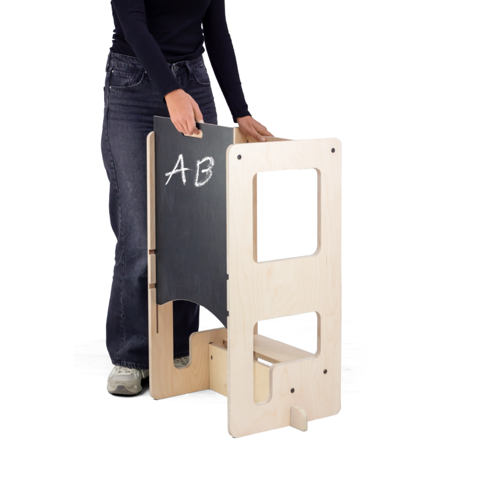 Kule Flip, natur – fleksibel køkken- og aktivitetsplatform