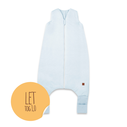 MimiNu Mellemvarm Sovepose med ben – Baby Blue