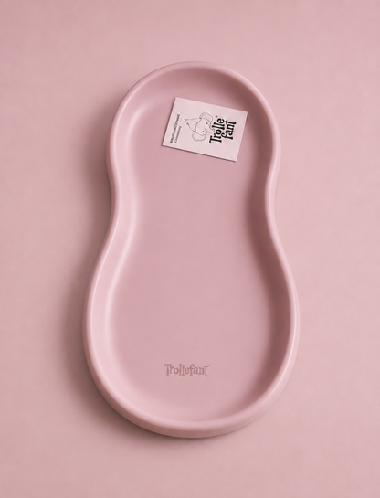 Trollefant puslepude, rosa