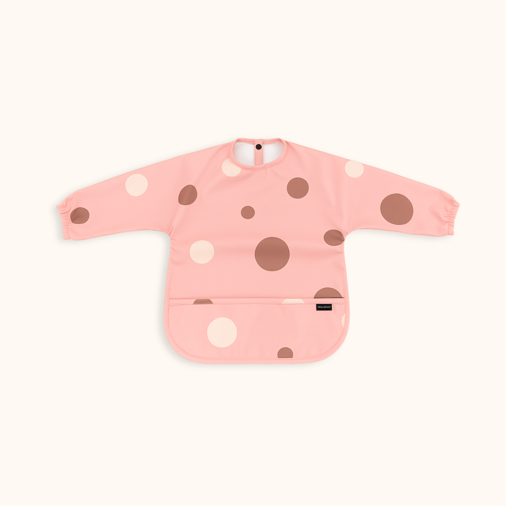 Trollefant Hagesmæk med ærmer – 2-pak, Rosa