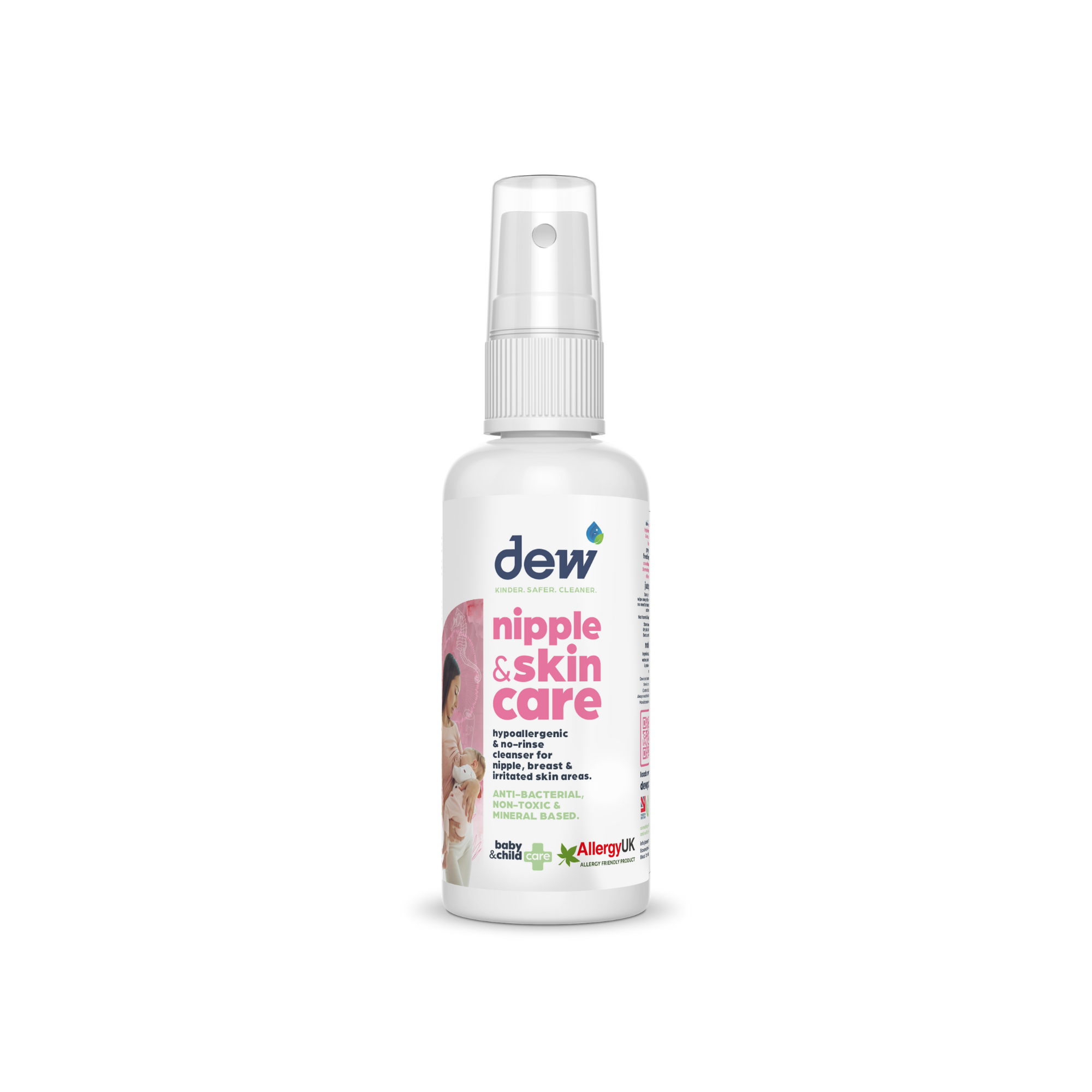 DEW Brystvorte- & hudplejespray – 65 ml