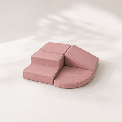 Trollefant Skumblokke 4 Dele, Cord, Rosa