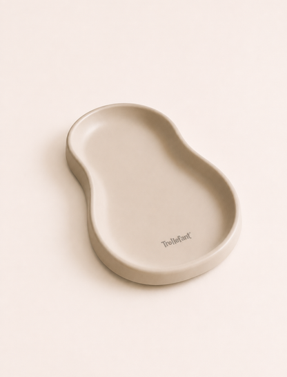 Trollefant puslepude, beige