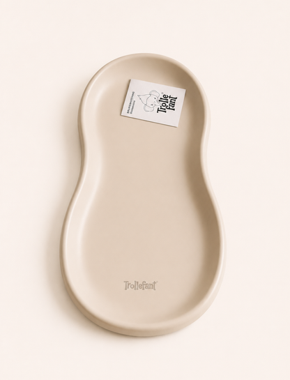 Trollefant puslepude, beige