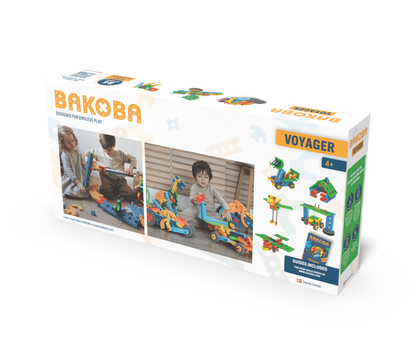 BAKOBA Voyager – byggesæt i blødt skum (84 dele)