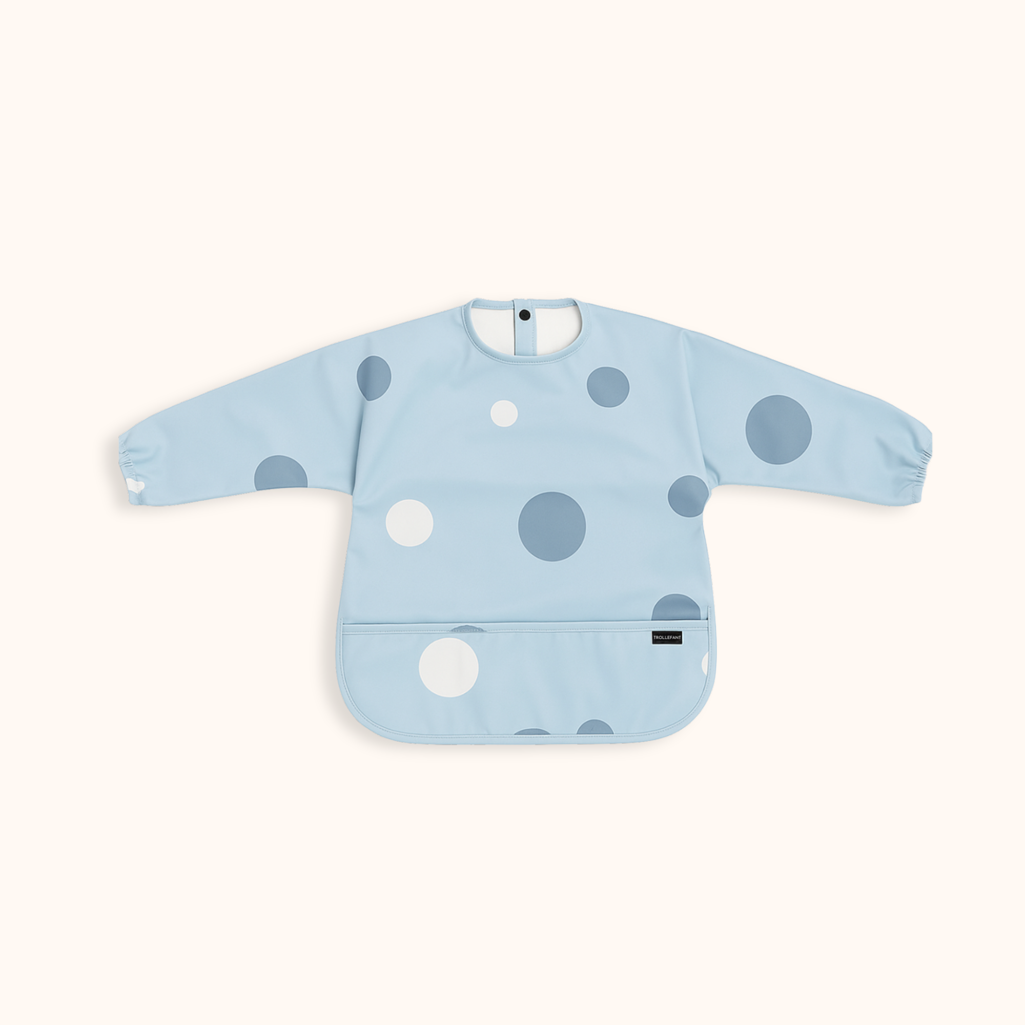 Trollefant Hagesmæk med ærmer – 2-pak, Blå