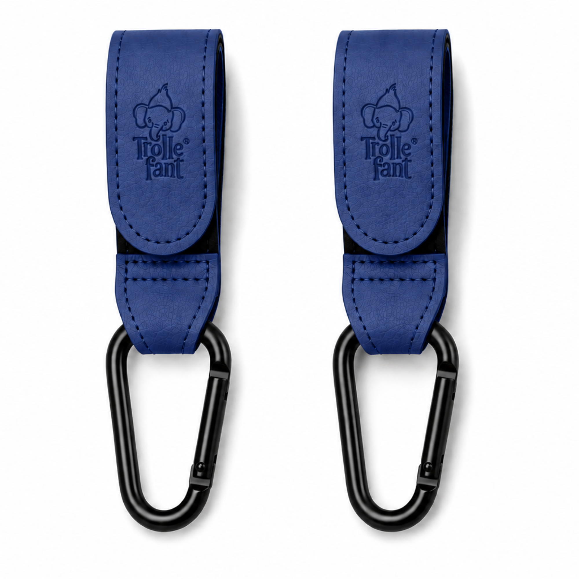 Trollefant Premium-barnevognskroge, 2-pack, marineblå
