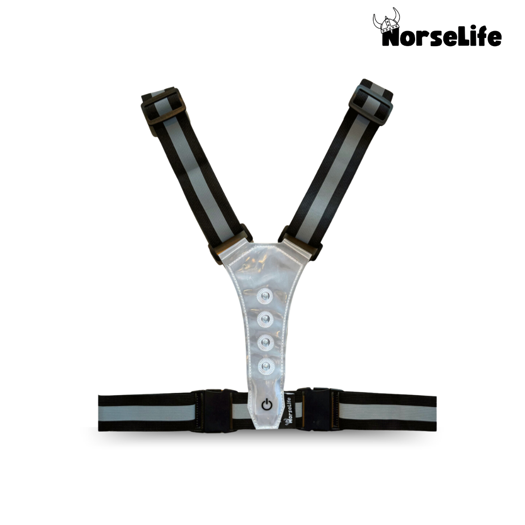Norselife Refleksvest med LED-lys – Vælg farve