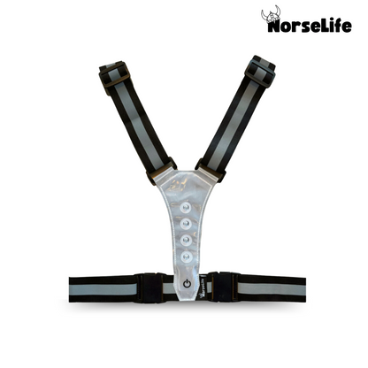 Norselife Refleksvest med LED-lys – Vælg farve