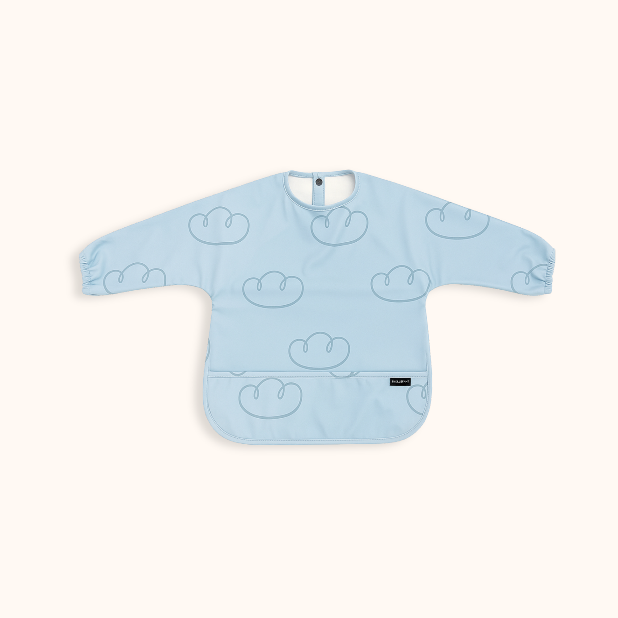 Trollefant Hagesmæk med ærmer – 2-pak, Blå