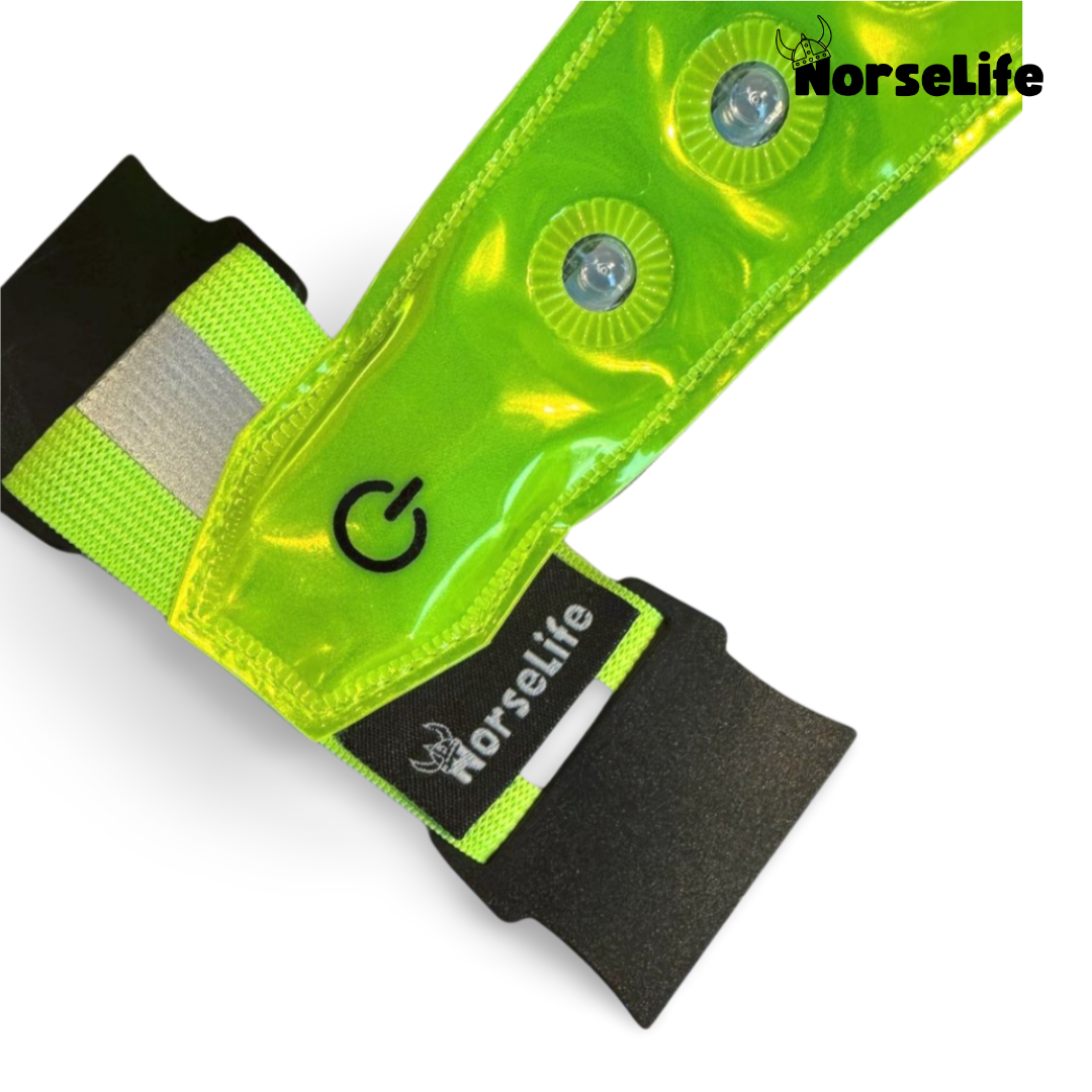 Norselife Refleksvest med LED-lys – Vælg farve