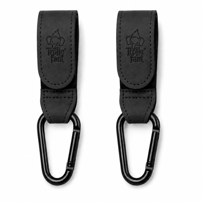 Trollefant Premium-barnevognskroge, 2-pack, svart