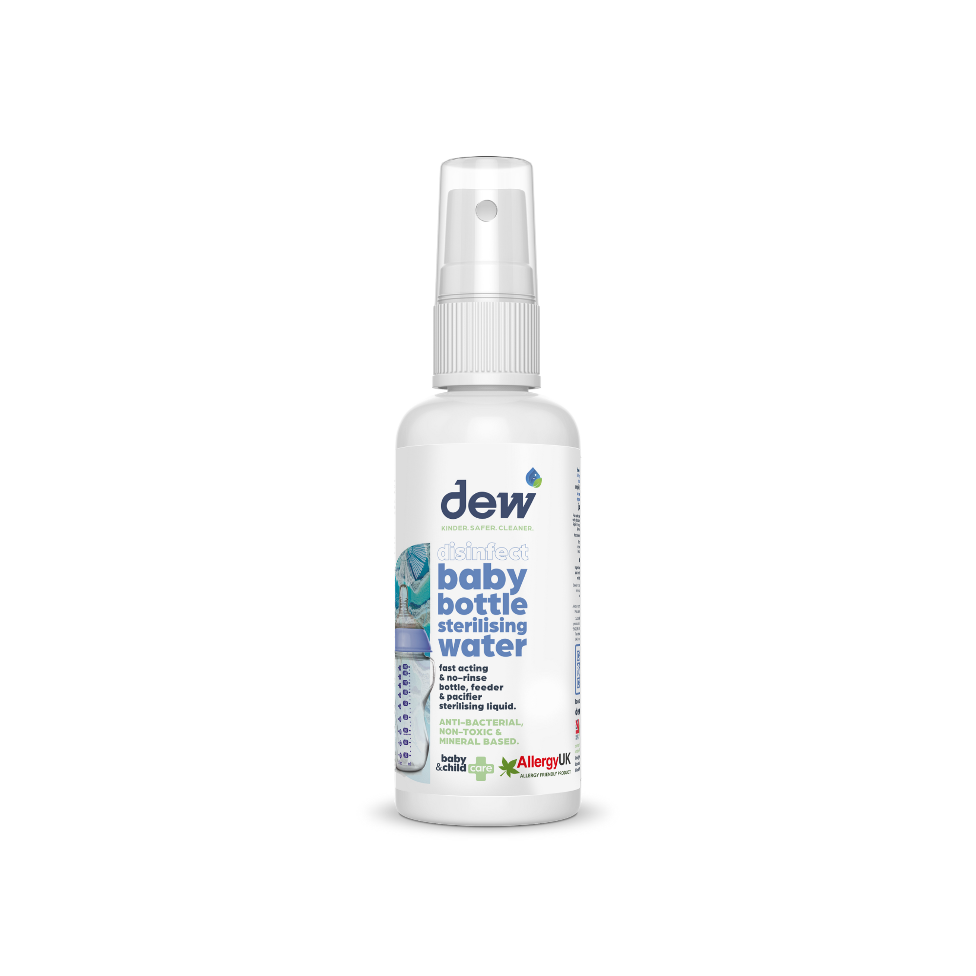 DEW Steriliseringsvand til sutteflasker & sutter – 65 ml