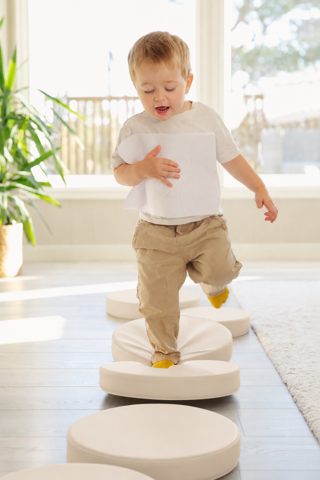 Trollefant Balancepuder – 6-pak, Beige