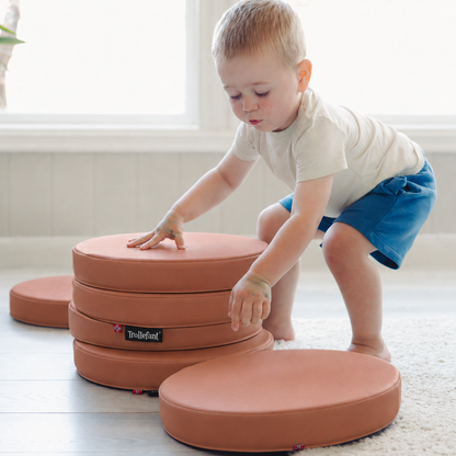Trollefant Balancepuder – 6-pak, Rustrød