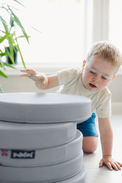 Trollefant Balancepuder – 6-pak, Mellemgrå