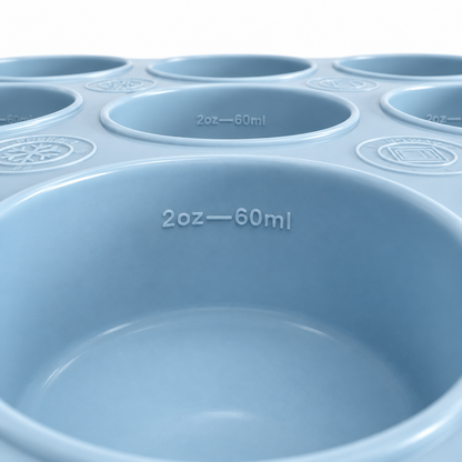 5x Trollefant fryseform med låg – 9x60 ml