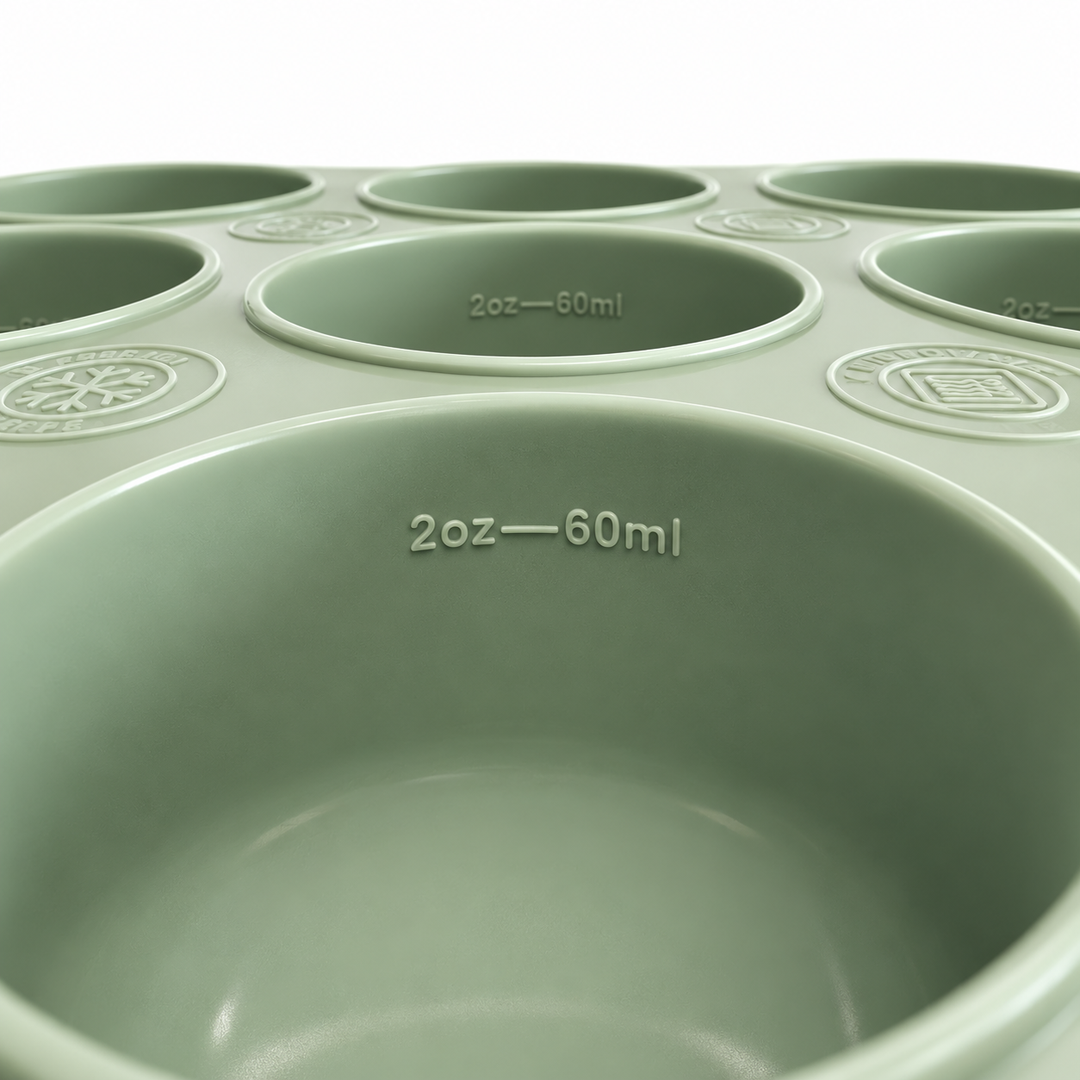 5x Trollefant fryseform med låg – 9x60 ml