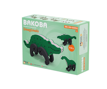 BAKOBA Dra-Cro-Saurus – byggesæt i blødt skum