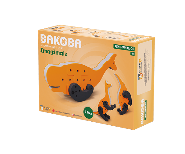 BAKOBA Peng-Whal-Oo – byggesæt i blødt skum